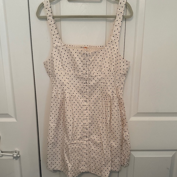 NWT Free People Polka Dot Astrid Mini Dress - Picture 1 of 6